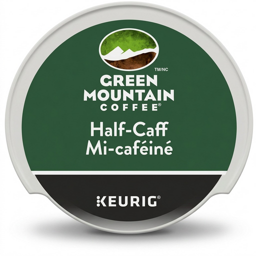 COFFEE-K CUP GREEN MOUNTAIN HALF-CAFF MEDIUM ROAST 24/BX – K-Cups | Keurig Canada Inc.