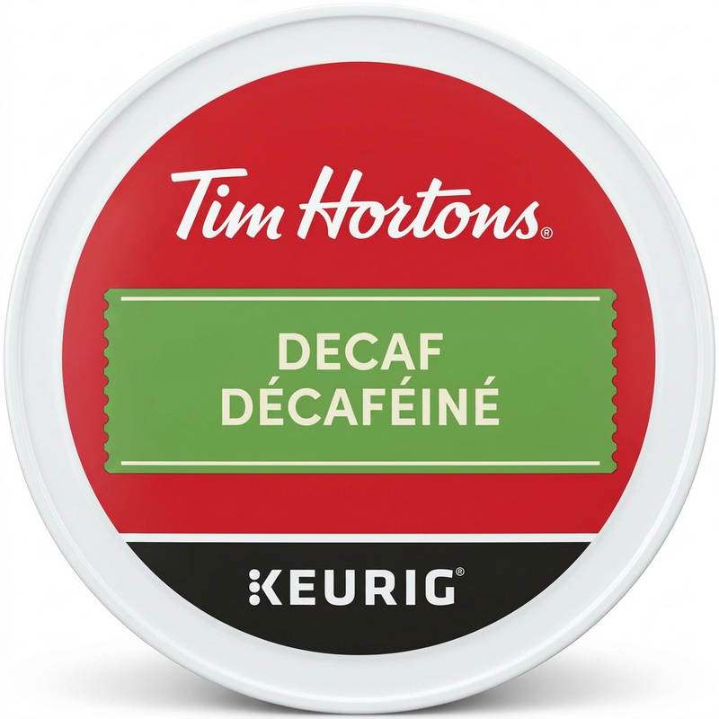 COFFEE-K CUP TIM HORTONS DECAF-11308 24/BX – K-Cups | Keurig Canada Inc.