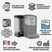 COFFEE BREWER RESERVOIR-KEURIG K-2500 3.25L 1/EA – Accessories | Keurig Canada Inc.