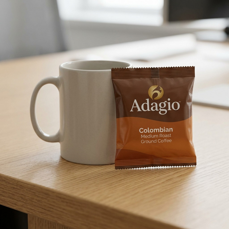 Adagio Coffee Ground - Adag Colomb Med Grd 2.5Oz – Ground | Keurig Canada Inc.