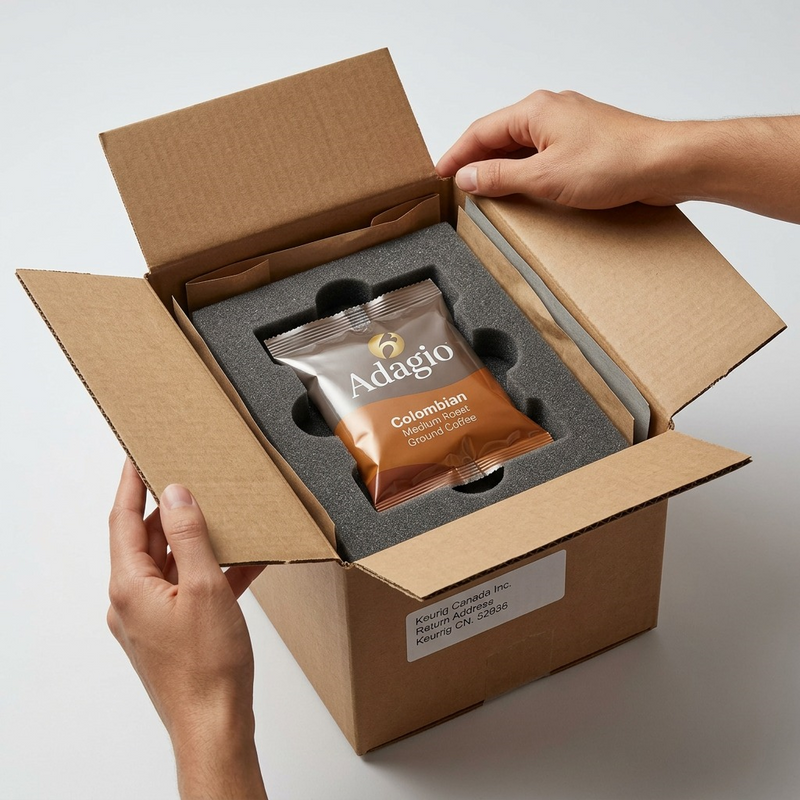 Adagio Coffee Ground - Adag Colomb Med Grd 2.5Oz – Ground | Keurig Canada Inc.