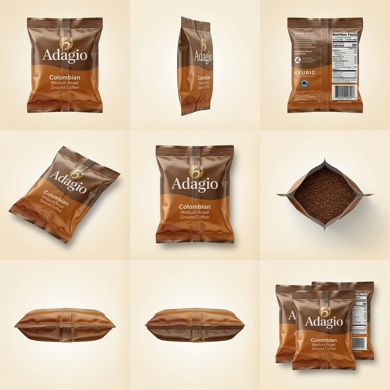 Adagio Coffee Ground - Adag Colomb Med Grd 2.5Oz – Ground | Keurig Canada Inc.