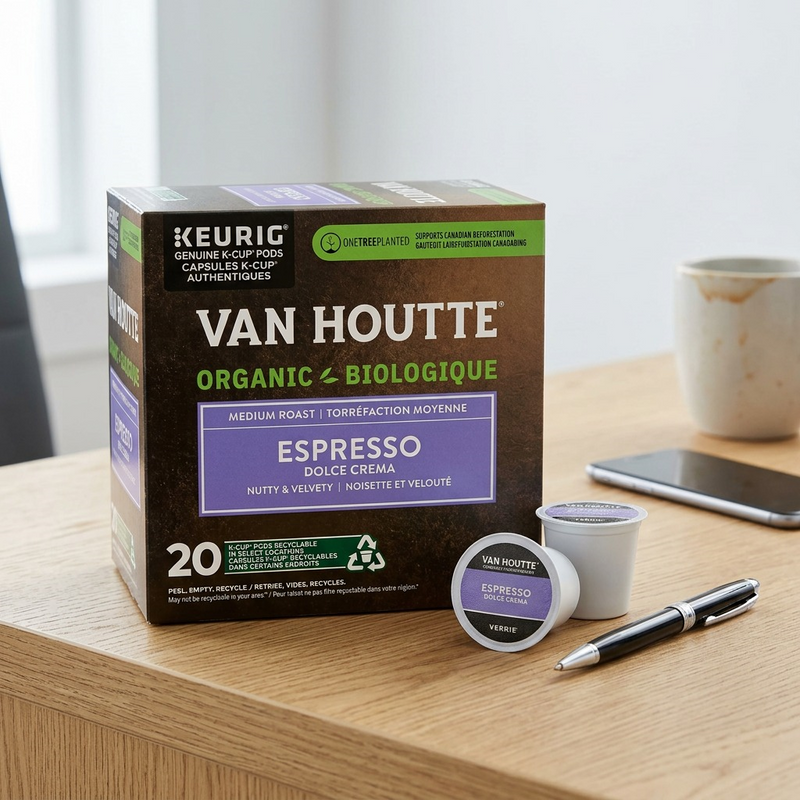 Van Houtte? Coffee Single Serve - Vhou Kc Fto Dolce Crema Med 20Ct Sl – K-Cups | Keurig Canada Inc.