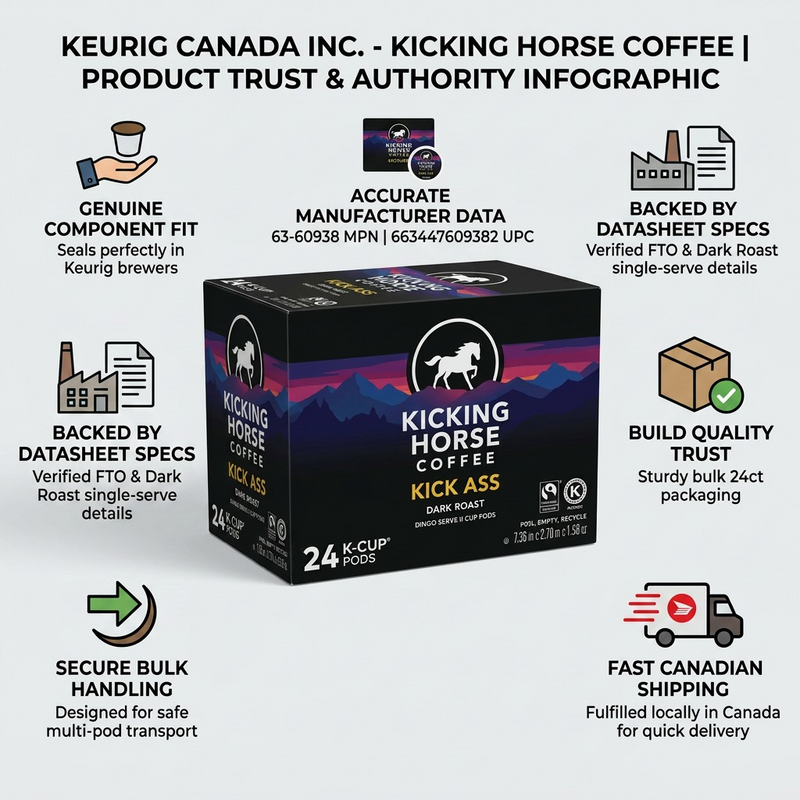 Kicking Horse Coffee Single Serve - Khrs Kc Kick Ass Fto Bil 24Ct – K-Cups | Keurig Canada Inc.