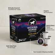 Kicking Horse Coffee Single Serve - Khrs Kc Kick Ass Fto Bil 24Ct – K-Cups | Keurig Canada Inc.