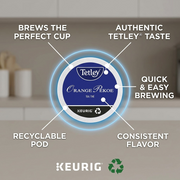 TEA-K CUP TETLEY ORANGE PEKOE 24/BX 24/BX – K-Cups | Keurig Canada Inc.