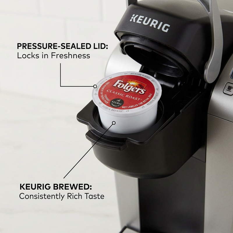 COFFEE-K CUP FOLGERS CLASSIC ROAST MEDIUM ROAST (20502) 24/BX – K-Cups | Keurig Canada Inc.