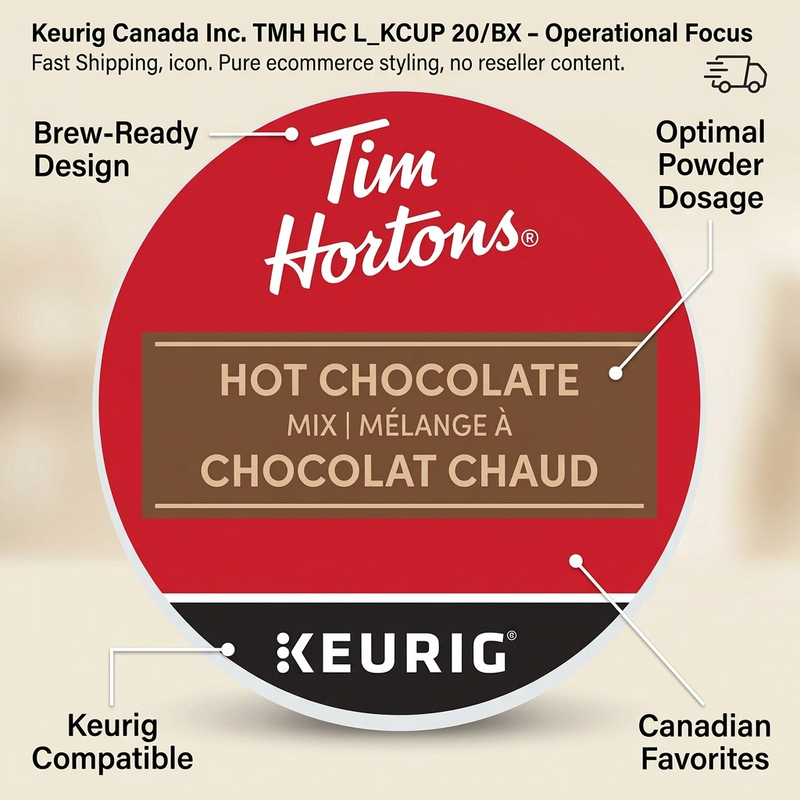 HOT CHOCOLATE-K CUP TIM HORTONS 20/BX – K-Cups | Keurig Canada Inc.