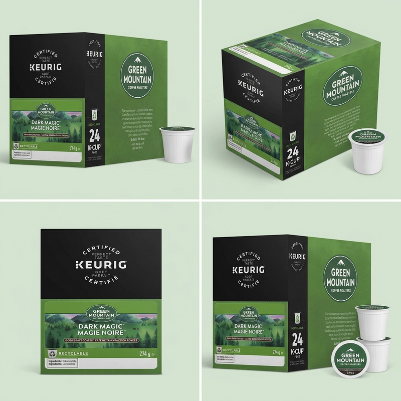 COFFEE-K CUP GREEN MOUNTAIN DARK MAGIC, DARK ROAST 24/BX – K-Cups | Keurig Canada Inc.