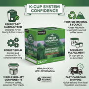 COFFEE-K CUP GREEN MOUNTAIN DARK MAGIC, DARK ROAST 24/BX – K-Cups | Keurig Canada Inc.