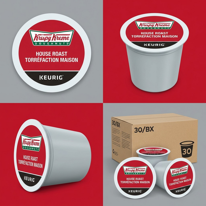COFFEE-K CUP KRISPY KREME LIGHT MEDIUM HOUSE ROAST, 30/BX 30/BX – K-Cups | Keurig Canada Inc.