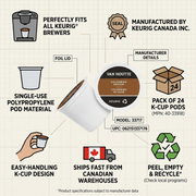 COFFEE-K CUP VAN HOUTTE COLOMBIAN MEDIUM (33717) 24/BX – K-Cups | Keurig Canada Inc.