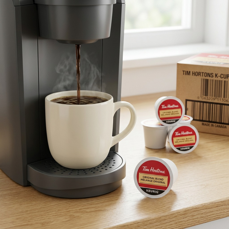COFFEE-K CUP TIM HORTONS ORIGINAL BLEND MEDIUM ROAST-349469 24/BX – K-Cups | Keurig Canada Inc.