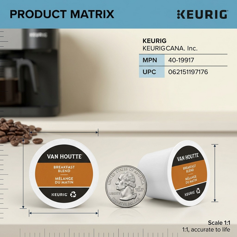 COFFEE-K CUP VAN HOUTTE BREAKFAST BLEND (19717) 24/BX – K-Cups | Keurig Canada Inc.
