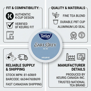 TEA-K CUP TETLEY EARL GREY 24/BX 24/BX – K-Cups | Keurig Canada Inc.