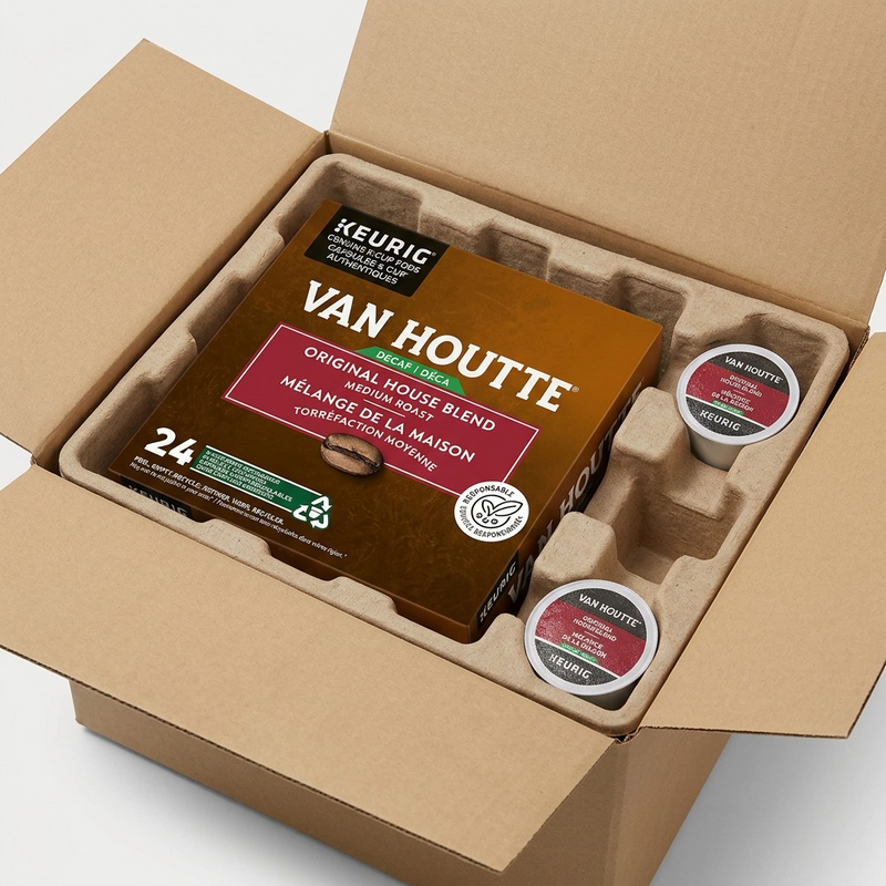COFFEE-K CUP VAN HOUTTE ORIGINAL HOUSE DECAF 24/BX-34717 24/BX – K-Cups | Keurig Canada Inc.