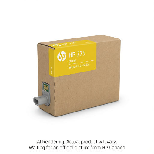 1XB19A HP HP 775 500ml Yellow DesignJet Ink Cartridge – Inkjets | HP Canada
