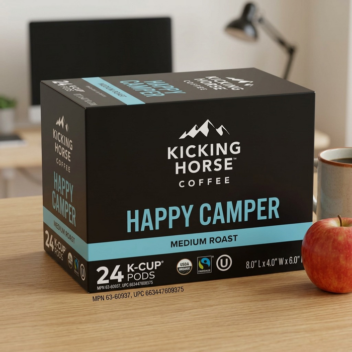 Kicking Horse Coffee Single Serve - Khrs Kc Happy Camper Fto Bil 24Ct – K-Cups | Keurig Canada Inc.