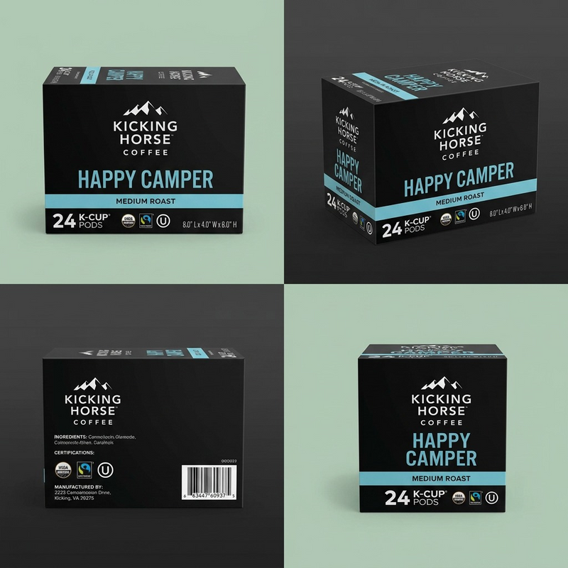 Kicking Horse Coffee Single Serve - Khrs Kc Happy Camper Fto Bil 24Ct – K-Cups | Keurig Canada Inc.
