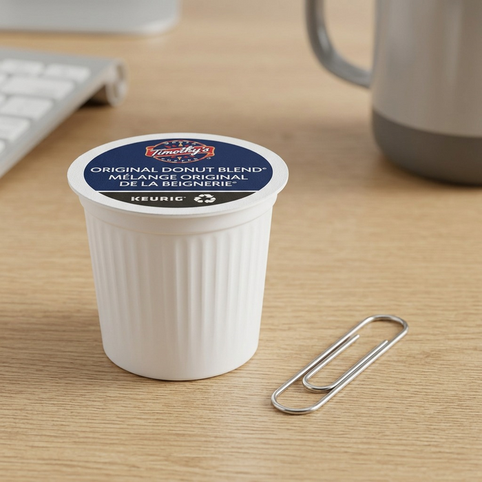 COFFEE-K CUP TIMOTHY'S ORIGINAL DONUT BLEND 24/BX – K-Cups | Keurig Canada Inc.