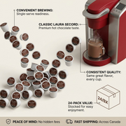 HOT CHOCOLATE-K CUP LAURA SECORD (21717) 24/BX – K-Cups | Keurig Canada Inc.
