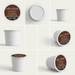 A grid showing Keurig-compatible Laura Secord Hot Chocolate Pods from six distinct angles and positions.