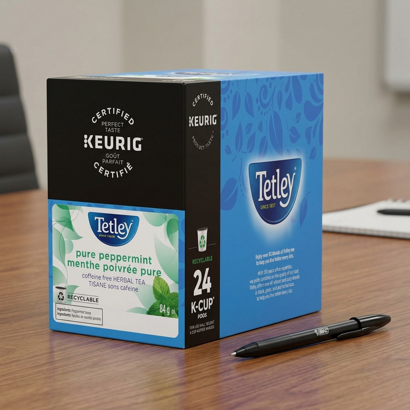 TEA-K CUP TETLEY PURE PEPPERMINT 24/BX 24/BX – K-Cups | Keurig Canada Inc.
