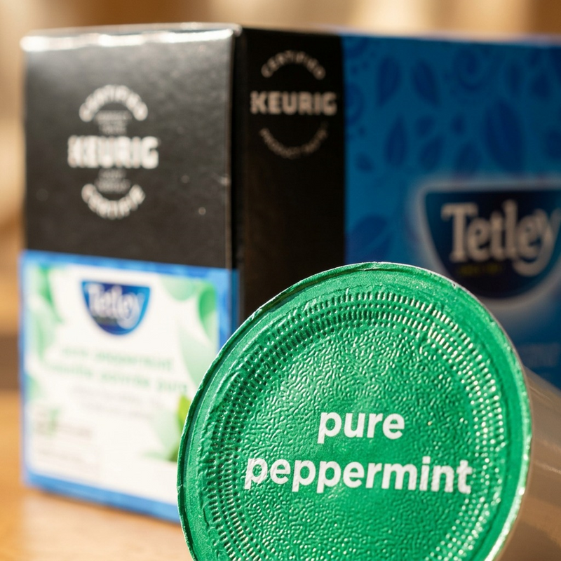 TEA-K CUP TETLEY PURE PEPPERMINT 24/BX 24/BX – K-Cups | Keurig Canada Inc.