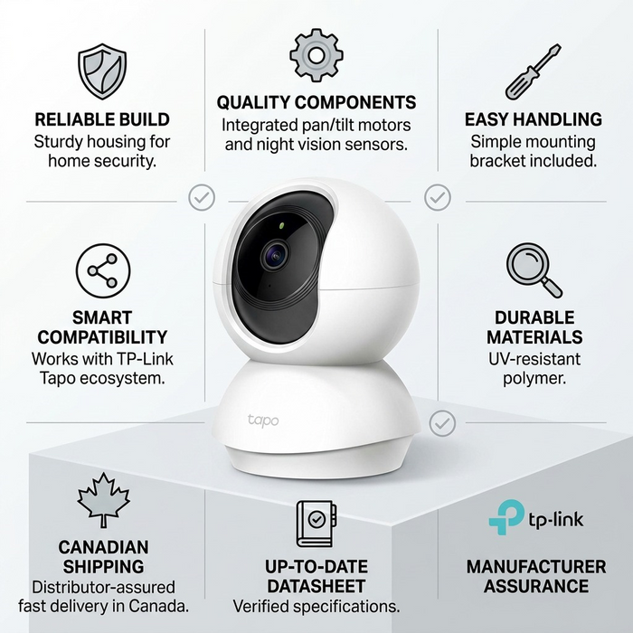 TP-Link Tapo C200 Pan/Tilt Home Security Wi-Fi Camera – Smart Home Electronics | TP-Link
