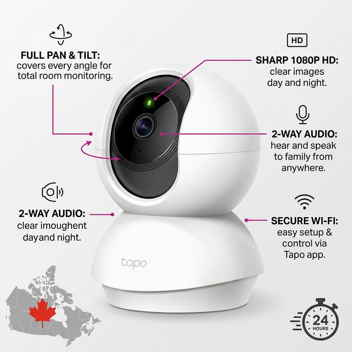 TP-Link Tapo C200 Pan/Tilt Home Security Wi-Fi Camera – Smart Home Electronics | TP-Link