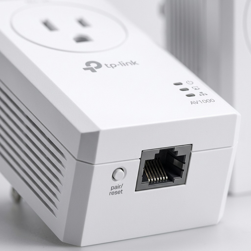 AV1000 Gigabit Passthrough Powerline Starter Kit – Powerline Ethernet Adapter | TP-Link