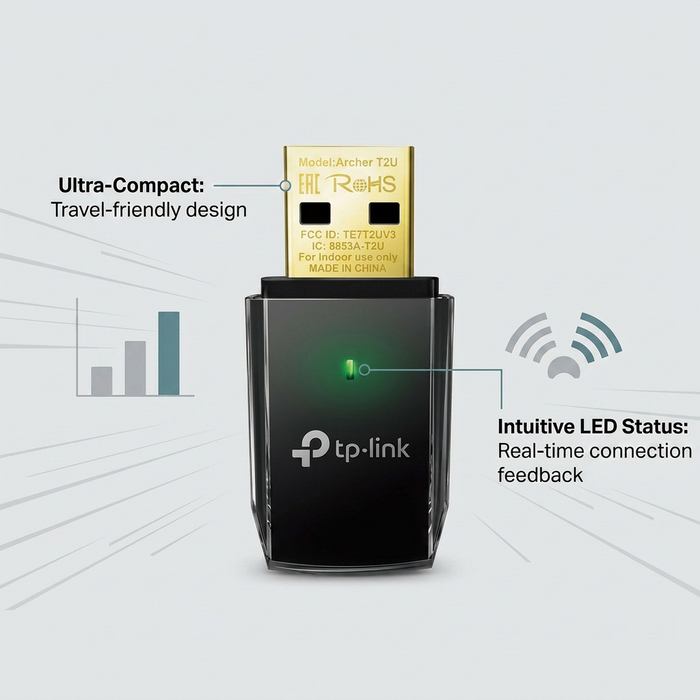 AC600 Dual Band Wireless USB Adapter – 802.11ac | TP-Link