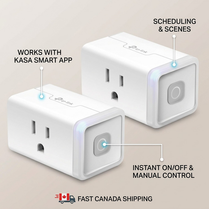 Kasa Smart Wi-Fi Plug Lite, 2 pack – Smart Home Electronics | TP-Link
