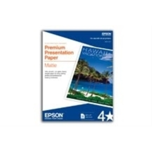 S041568 PAPIER MAT DOUBLE FACE (8,5"X11")(50 FEUILLES)(BILINGUE)