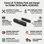 Canon LK-72 Battery Pack for PIXMA TR150
