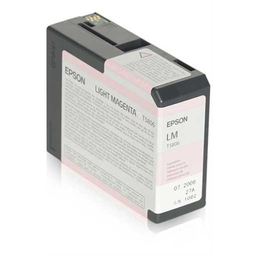 Epson T580600 UltraChrome Light Magenta Ink for Stylus Pro – 80 mL