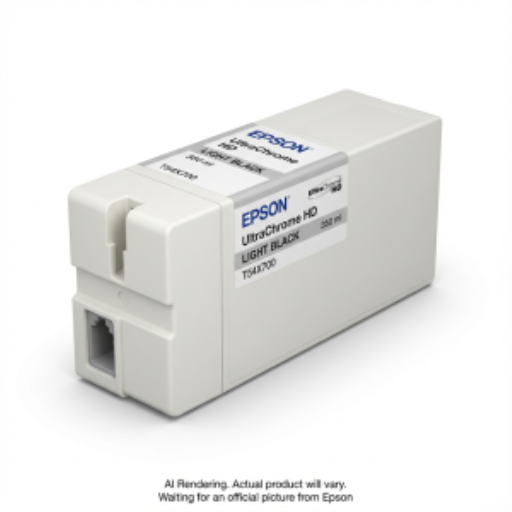 Epson T54X700 Genuine UltraChrome HD Light Black Ink – 350 mL