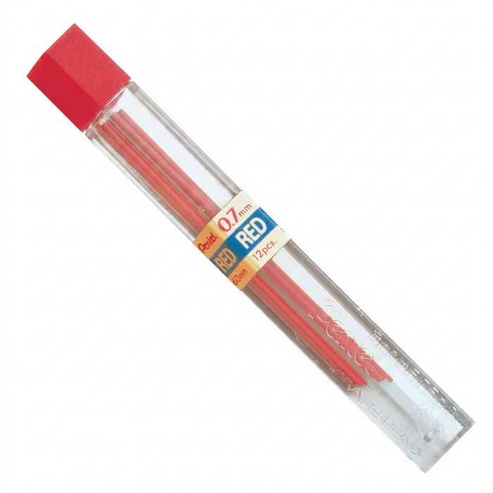 Refill Lead Red (0.7mm) Medium, 12 Leads per Tube – Colour Lead Refills | Pentel Stationery of Canada Ltd.