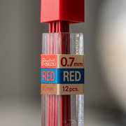 Refill Lead Red (0.7mm) Medium, 12 Leads per Tube – Colour Lead Refills | Pentel Stationery of Canada Ltd.