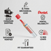 Refill Lead Red (0.7mm) Medium, 12 Leads per Tube – Colour Lead Refills | Pentel Stationery of Canada Ltd.