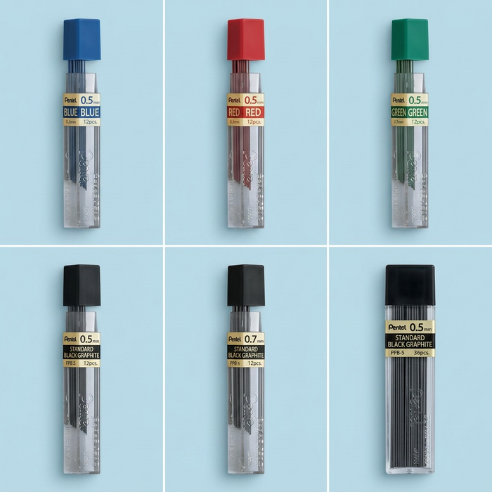 Refill Lead Blue (0.5mm) Fine, 12 Leads per Tube – Colour Lead Refills | Pentel Stationery of Canada Ltd.