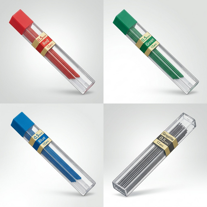 Refill Lead Red (0.5mm) Fine, 12 Leads per Tube – Colour Lead Refills | Pentel Stationery of Canada Ltd.