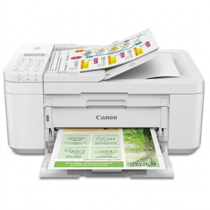 Canon 5074C023 PIXMA TR4720 Wireless All-in-One Printer – White