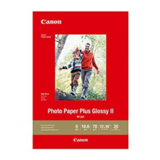 Papier photo glacé Canon PP-301 Photo Paper Plus – 13" x 19", 20 feuilles