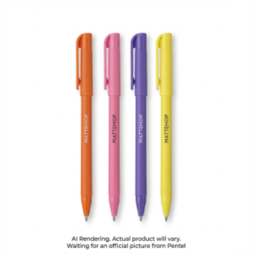 Mattehop Gel 1.0mm 4PC Assorted Colour Pack – Gel Roller Pen | Pentel Stationery of Canada Ltd.