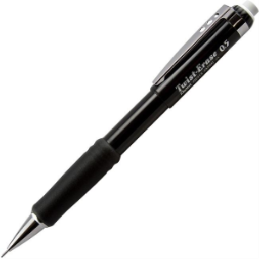 Twist-Erase III Mechanical Pencil (0.5mm), Black Barrel – Mechanical Pencil | Pentel Stationery of Canada Ltd.