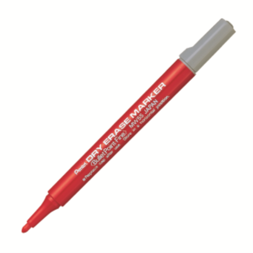 Pentel Dry Erase Marker (3.0mm), Red Ink – Whiteboard Marker and Refills | Pentel Stationery of Canada Ltd.