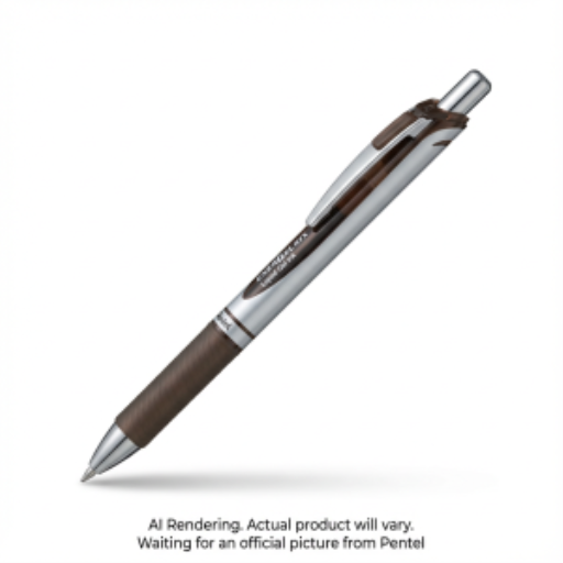 EnerGel Retractable Gel Roller, (0.7mm) Metal Tip, Sepia Ink – Gel Roller Pen | Pentel Stationery of Canada Ltd.