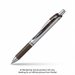 EnerGel Retractable Gel Roller, (0.7mm) Metal Tip, Sepia Ink – Gel Roller Pen | Pentel Stationery of Canada Ltd.