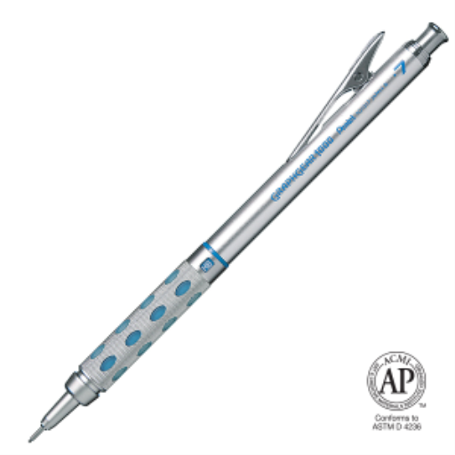 GraphGear 1000 Retractable Mechanical Drafting Pencil (0.7mm), Blue Accents, Gift Case – Mechanical Pencil | Pentel Stationery of Canada Ltd.